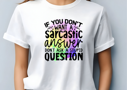 Sarcastic Answer